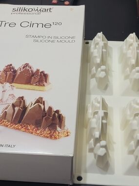 Tre Cime 120 White Silicone Mould - Professional Bakeware
